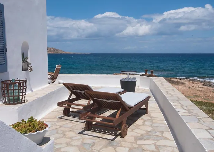 Kyma Seafront Exceptional 2bd House In Feriehus Naousa