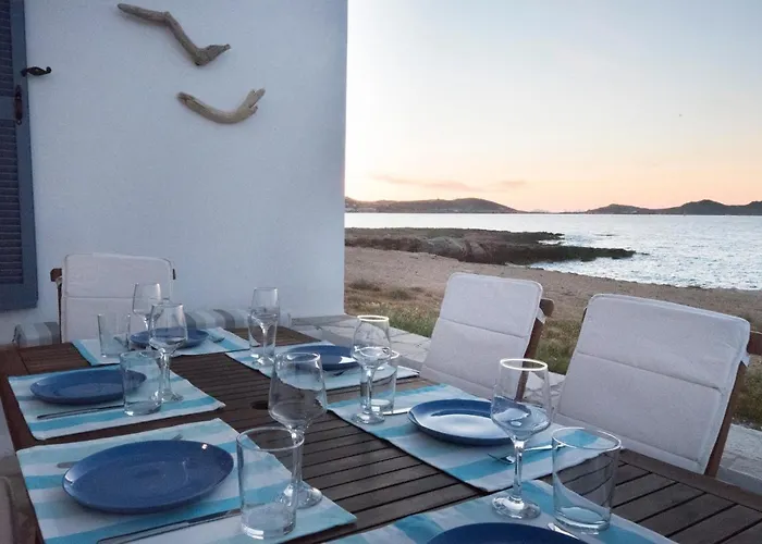 Kyma Seafront Exceptional 2bd House In Feriehus Naousa